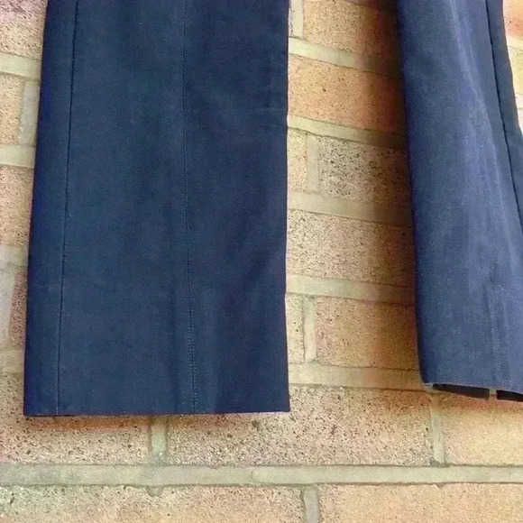 Vince Navy elastic waist with side zipper skinny pants trousers - Picture 3 of 10